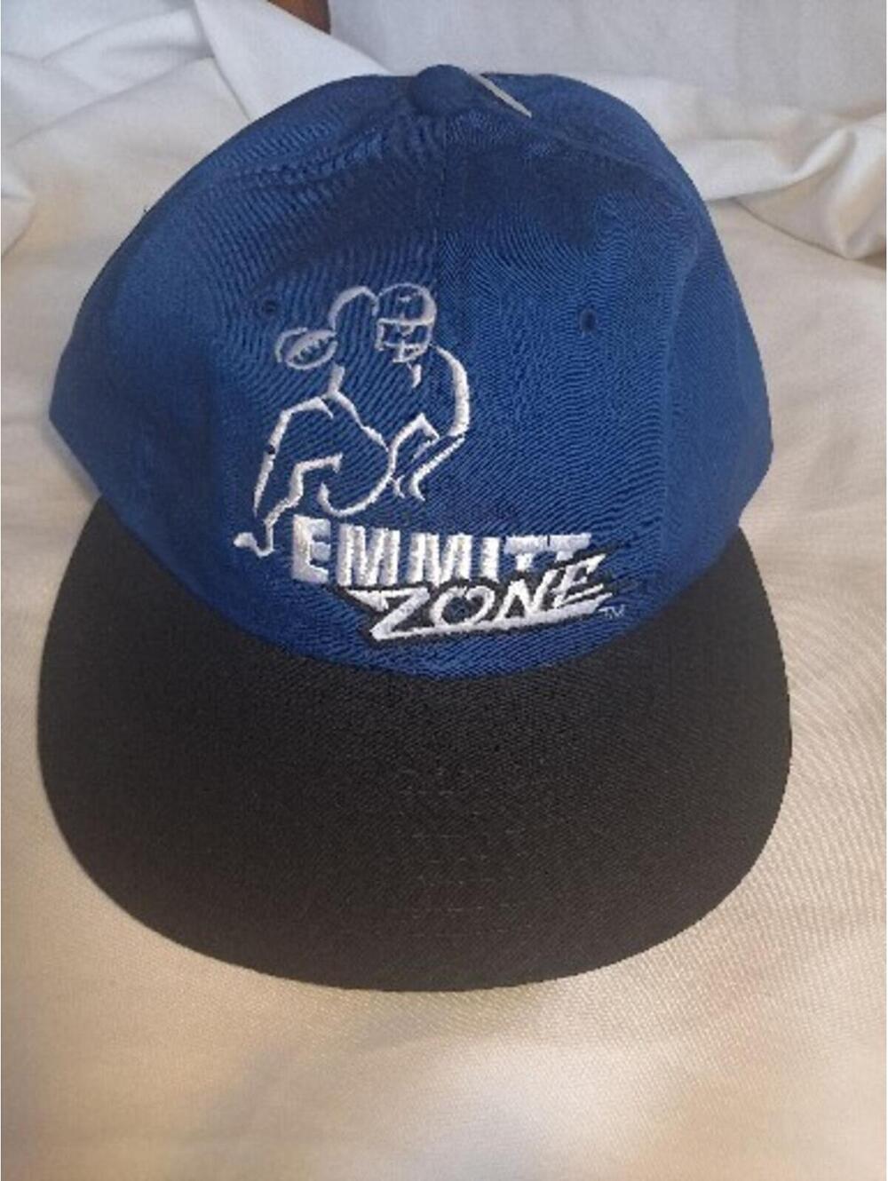Starter Emmitt Zone Blue/Black Snapback Hat The Right Hat